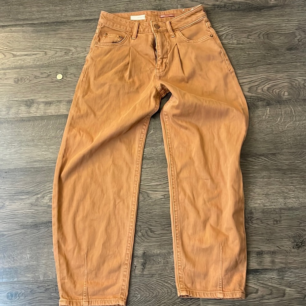 Pilcro “The Breaker” pants in burnt orange